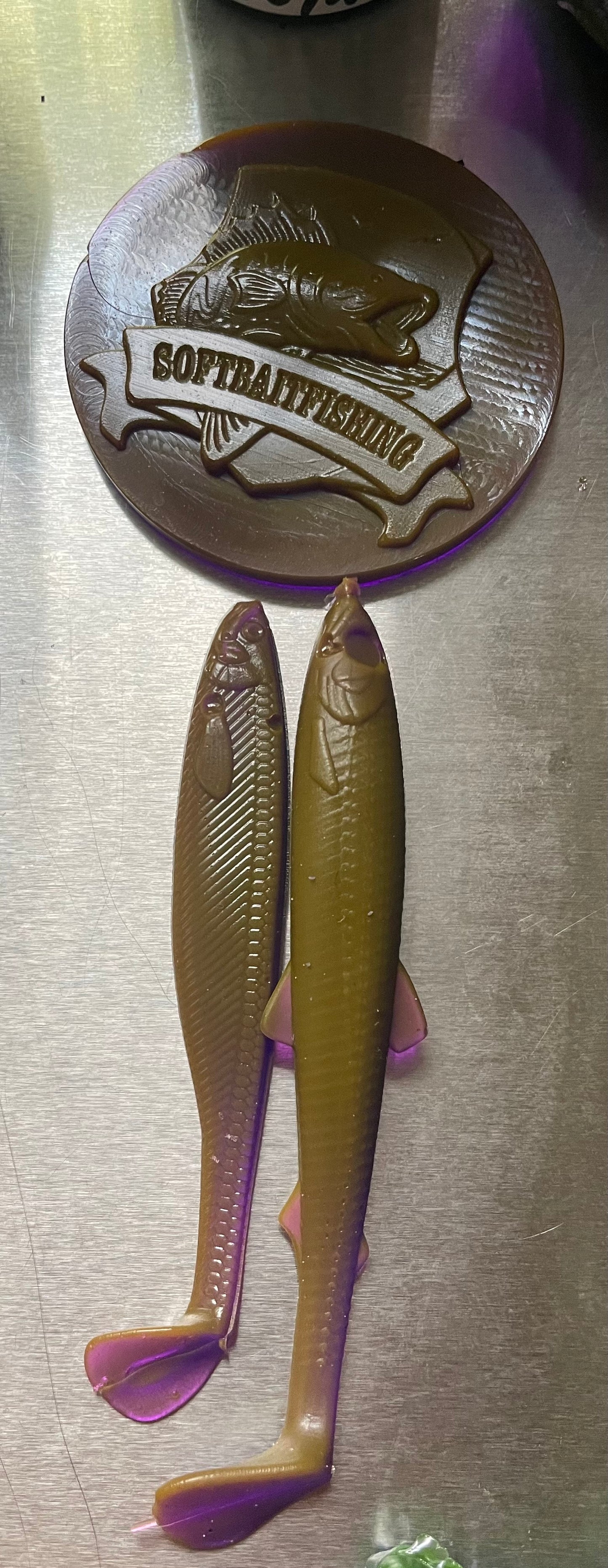 Softbait Color: Peanutbutter Jelly