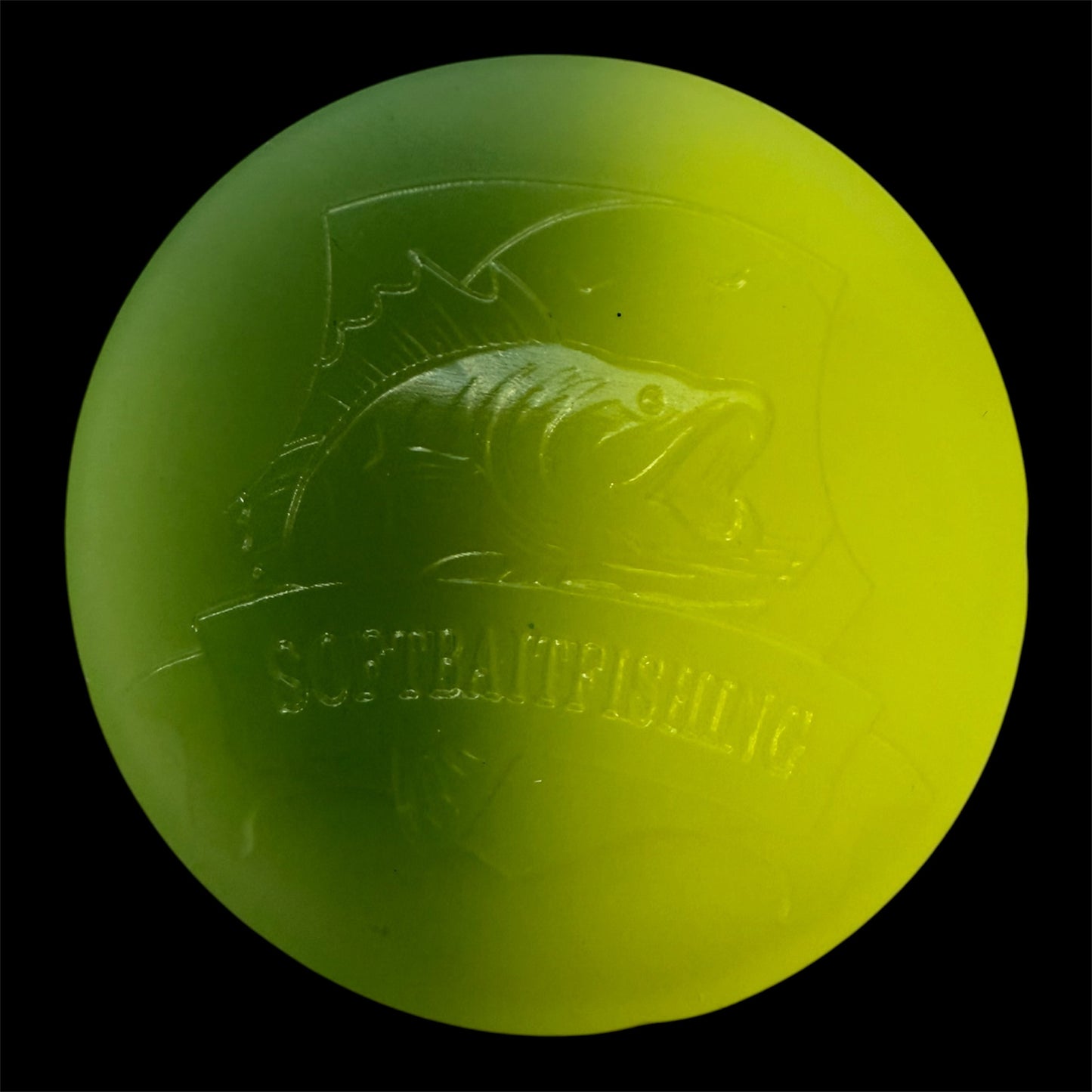 Softbait Color: SunWizard Yellow-Green Pumpkin