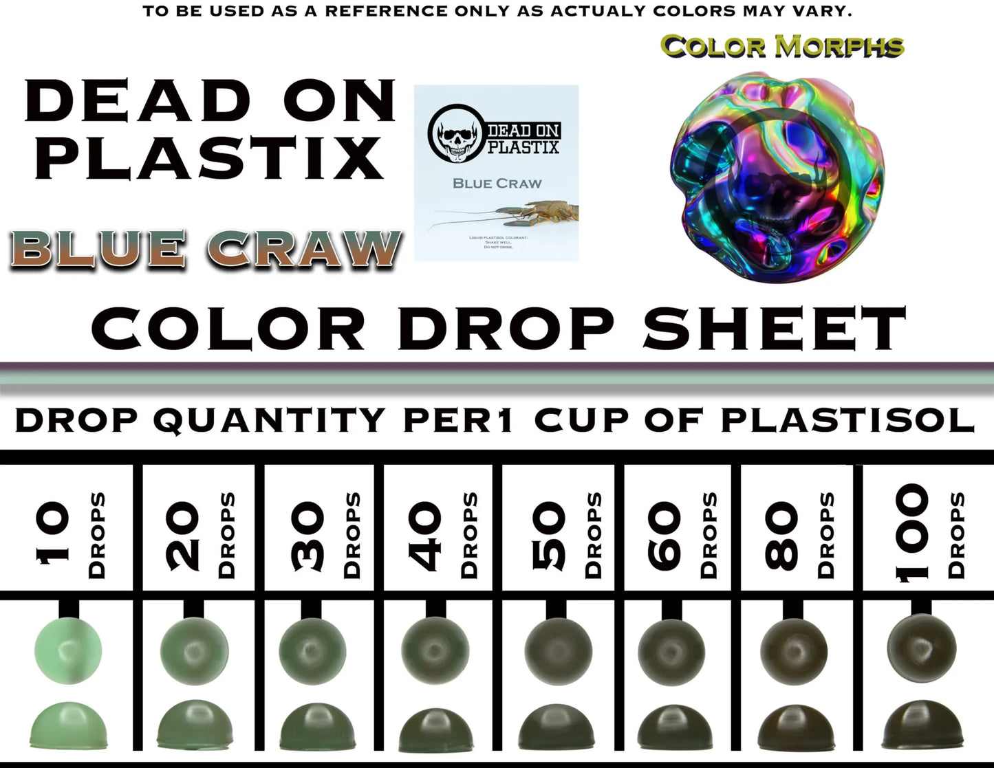 Dead on Plastix- BLUE CRAW D.O.P. USA 🇺🇸