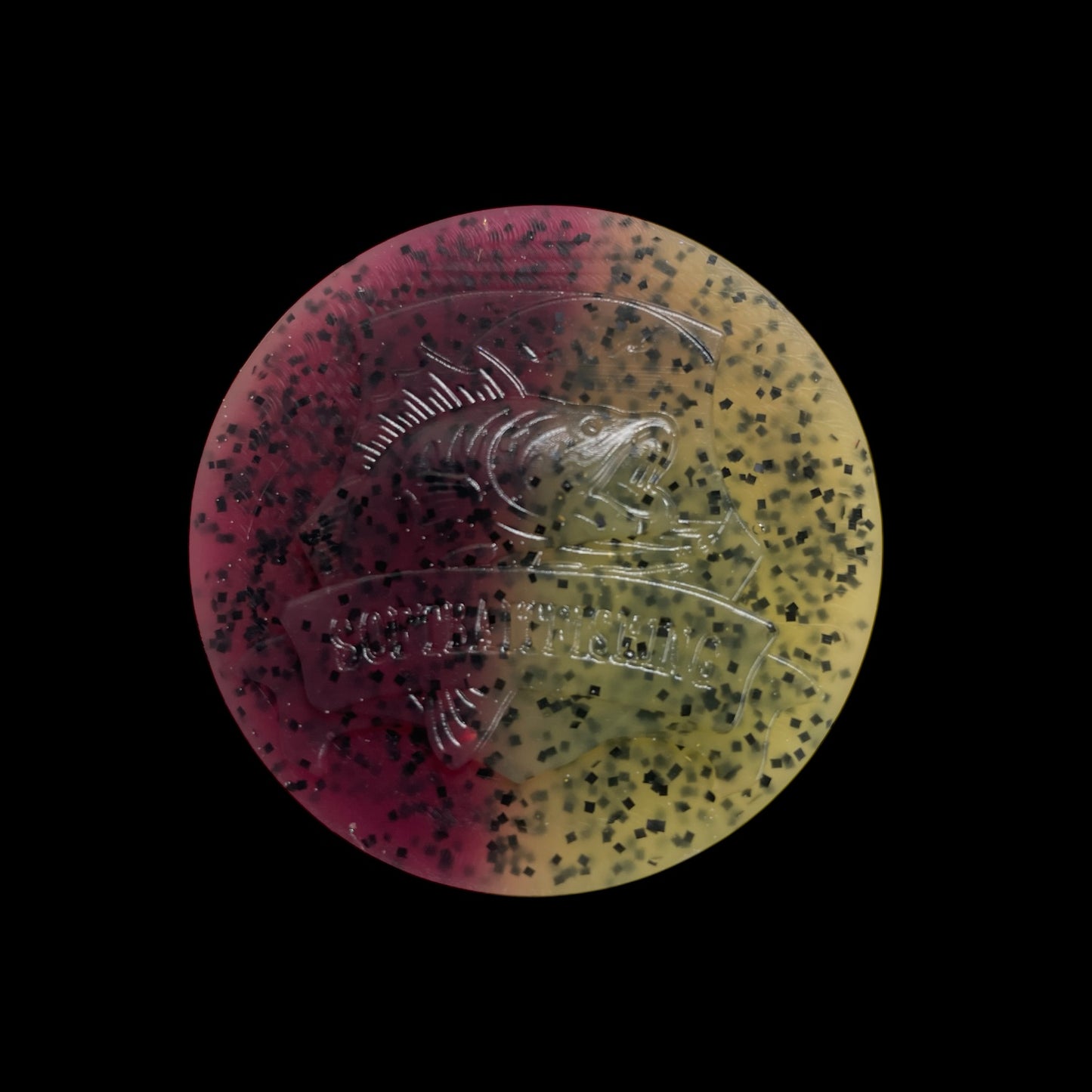 Softbait Color: SunWizard Yellow-Red
