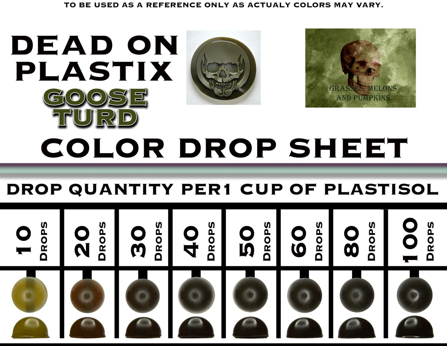 Dead on Plastix- GOOSE TURD D.O.P. USA 🇺🇸