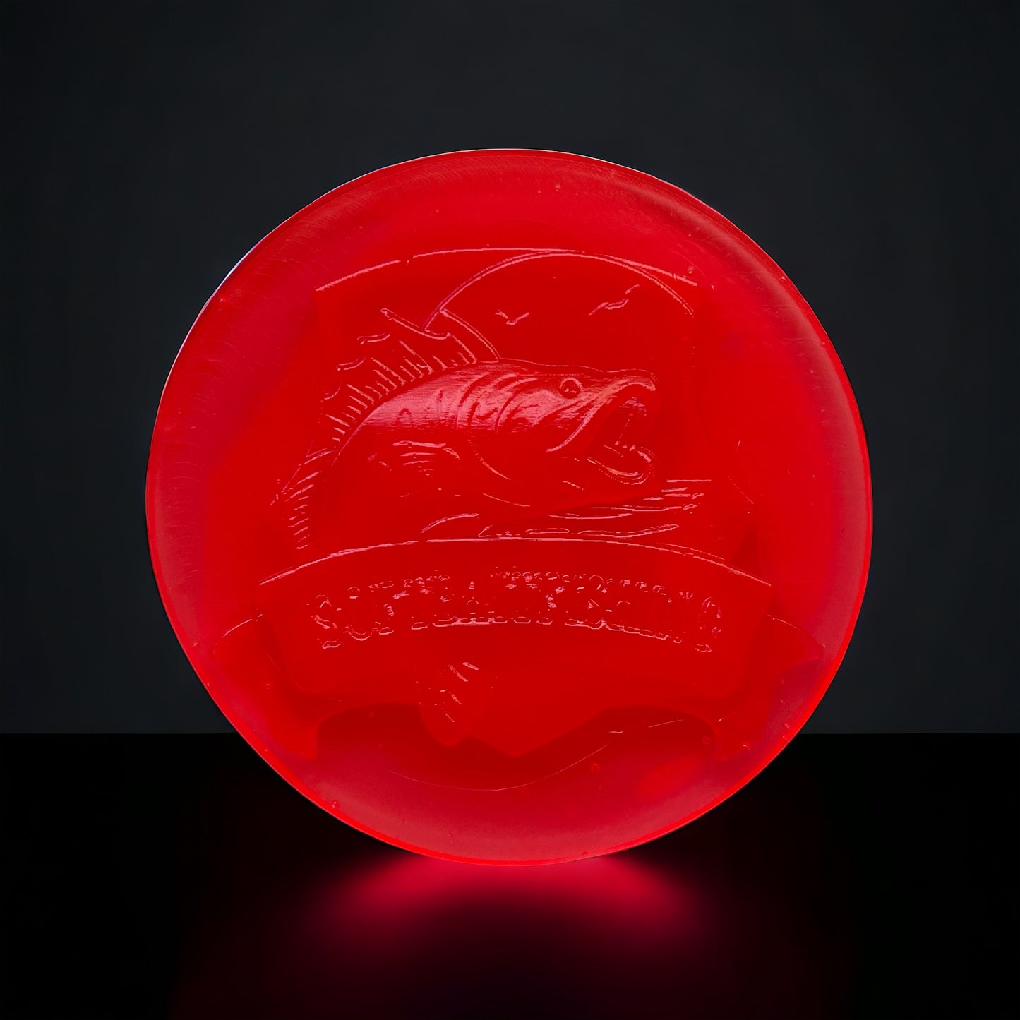 Softbait-Farbe: Fluo Red Transparent