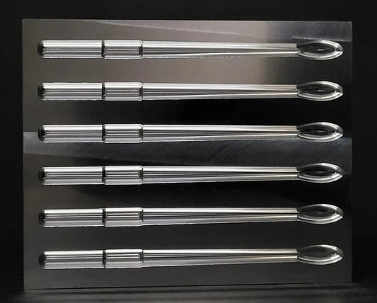 ANGLING AI - BOT WORM Open Pour Mold 4.5"