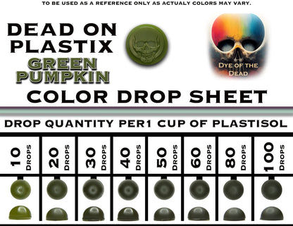 Dead on Plastix- Green Pumpkin D.O.P. USA 🇺🇸