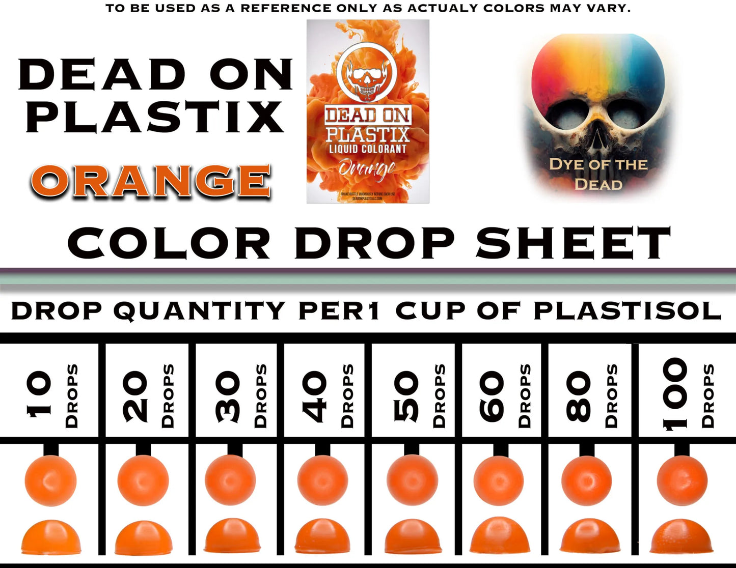 Dead on Plastix- Orange  D.O.P. USA 🇺🇸