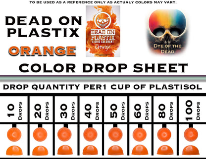Dead on Plastix- Orange  D.O.P. USA 🇺🇸